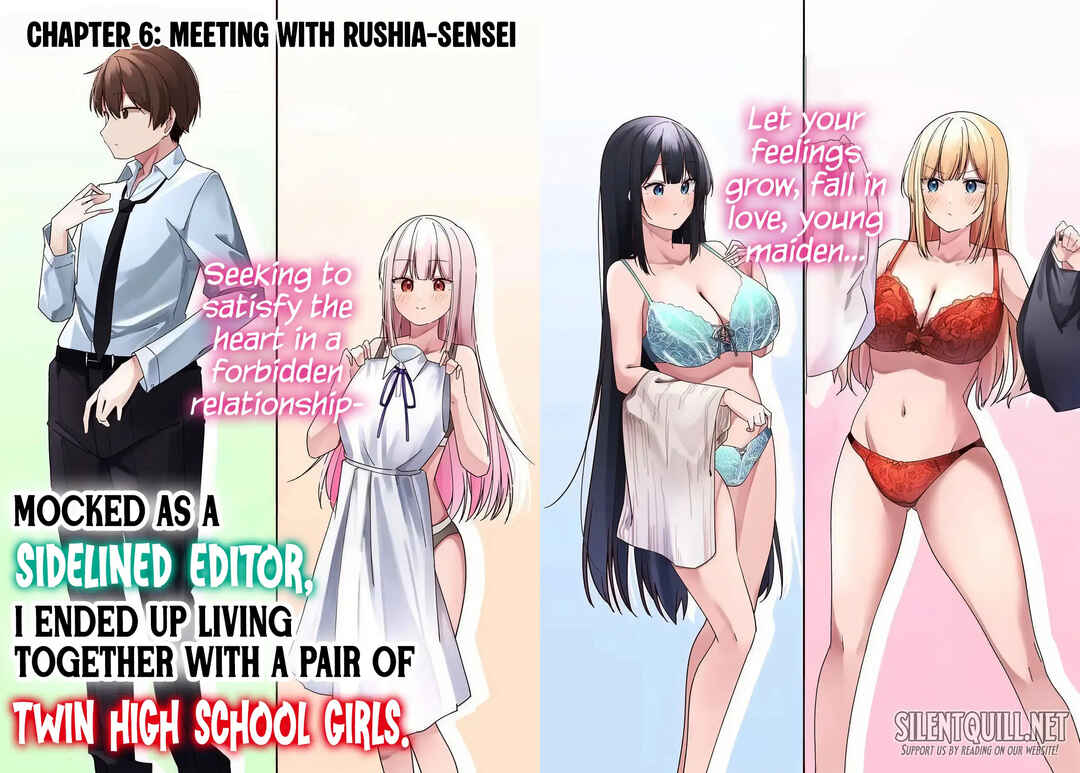 Madogiwa Henshuu to Baka ni Sareta Ore ga, Futago JK to Doukyo suru Koto ni Natta Chapter 6 - Page 3