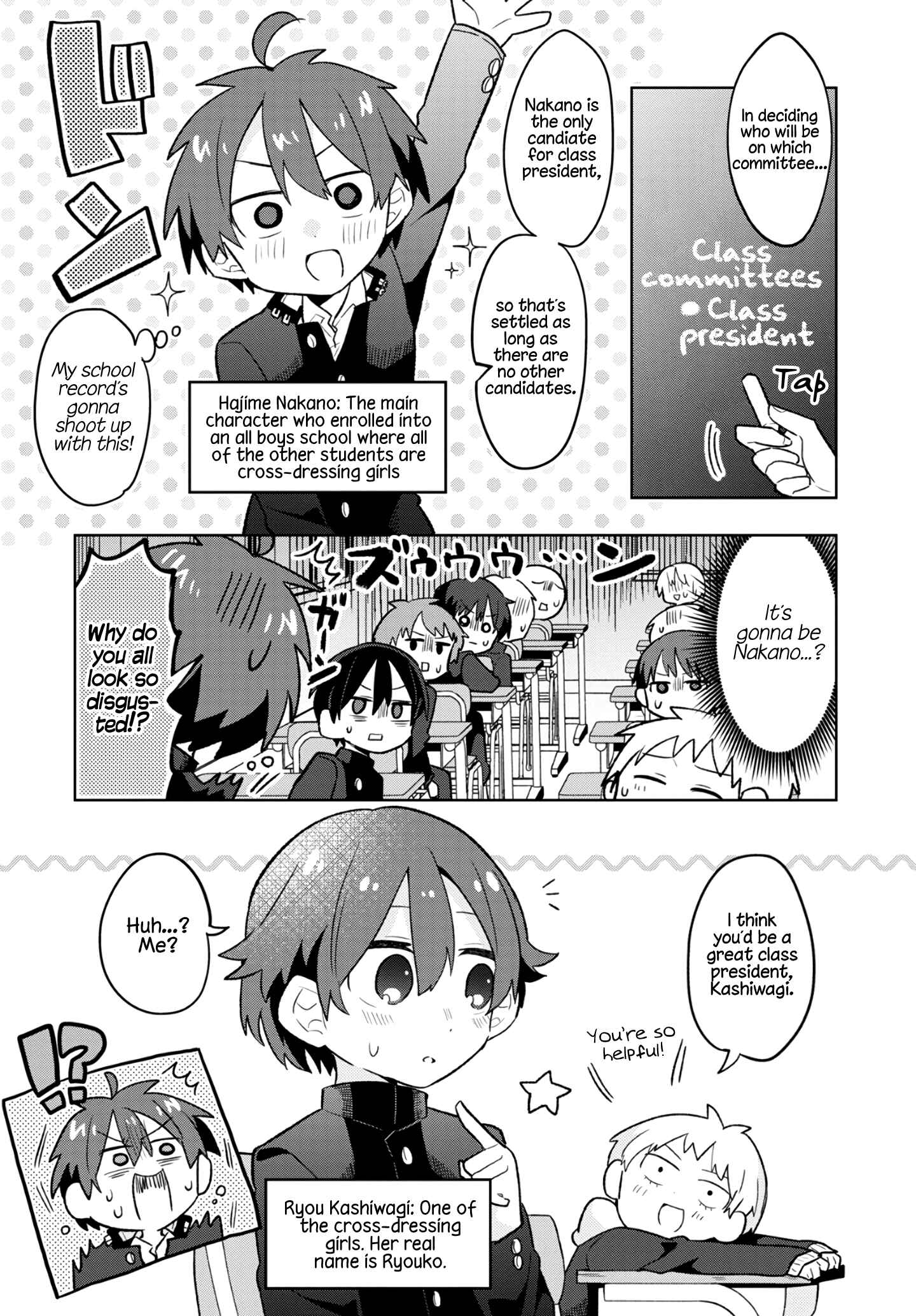 Puberty, an All Boys School!? and Nakano-kun Chapter 5 - Page 1