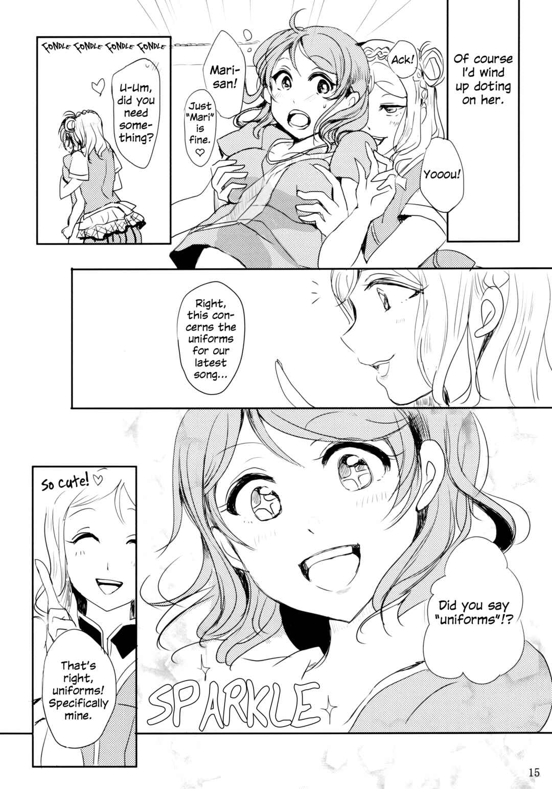 Love Live! Sunshine!! - The Girl Named Watanabe You (Doujinshi) Chapter 2 - Page 14