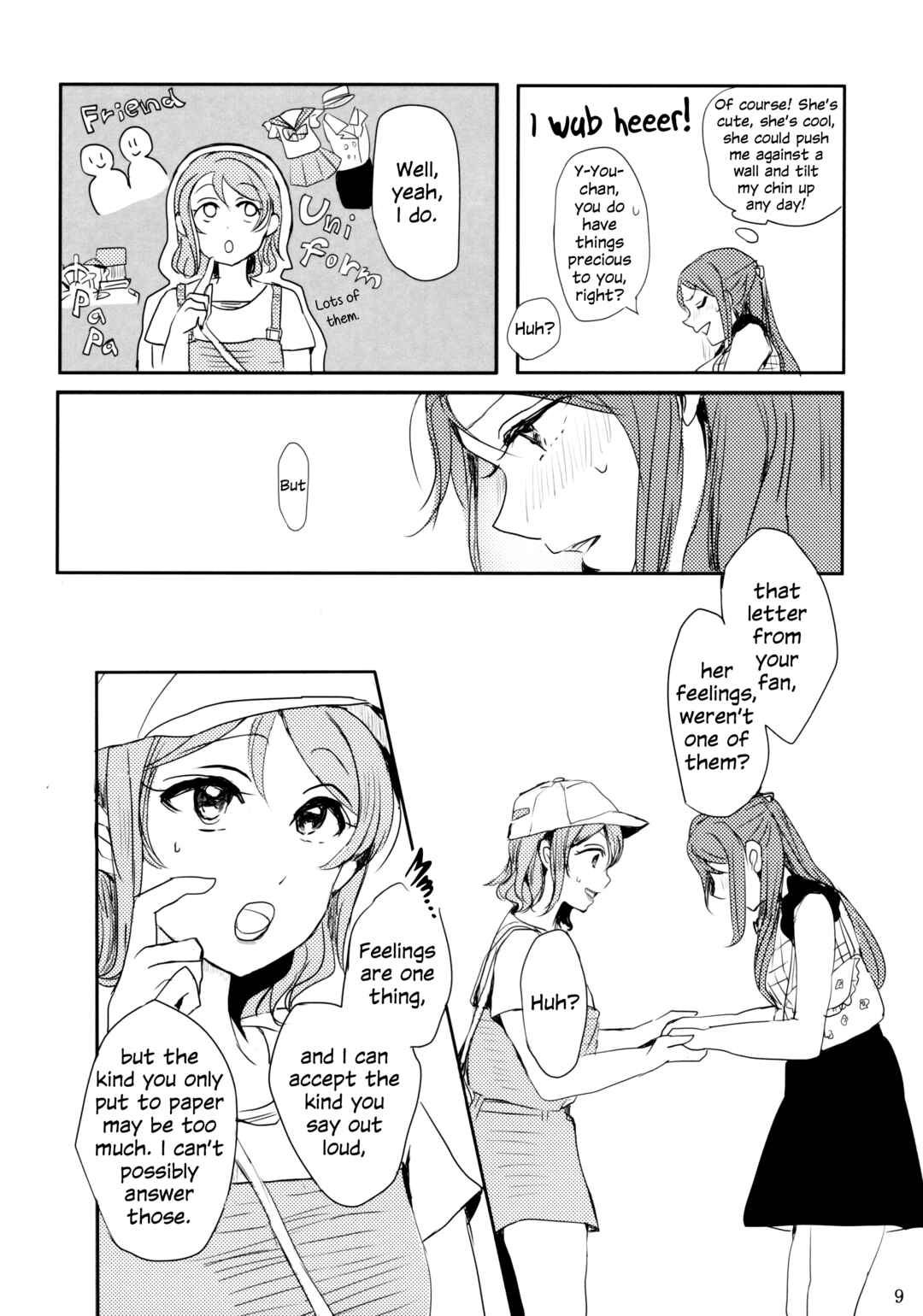 Love Live! Sunshine!! - The Girl Named Watanabe You (Doujinshi) Chapter 2 - Page 8