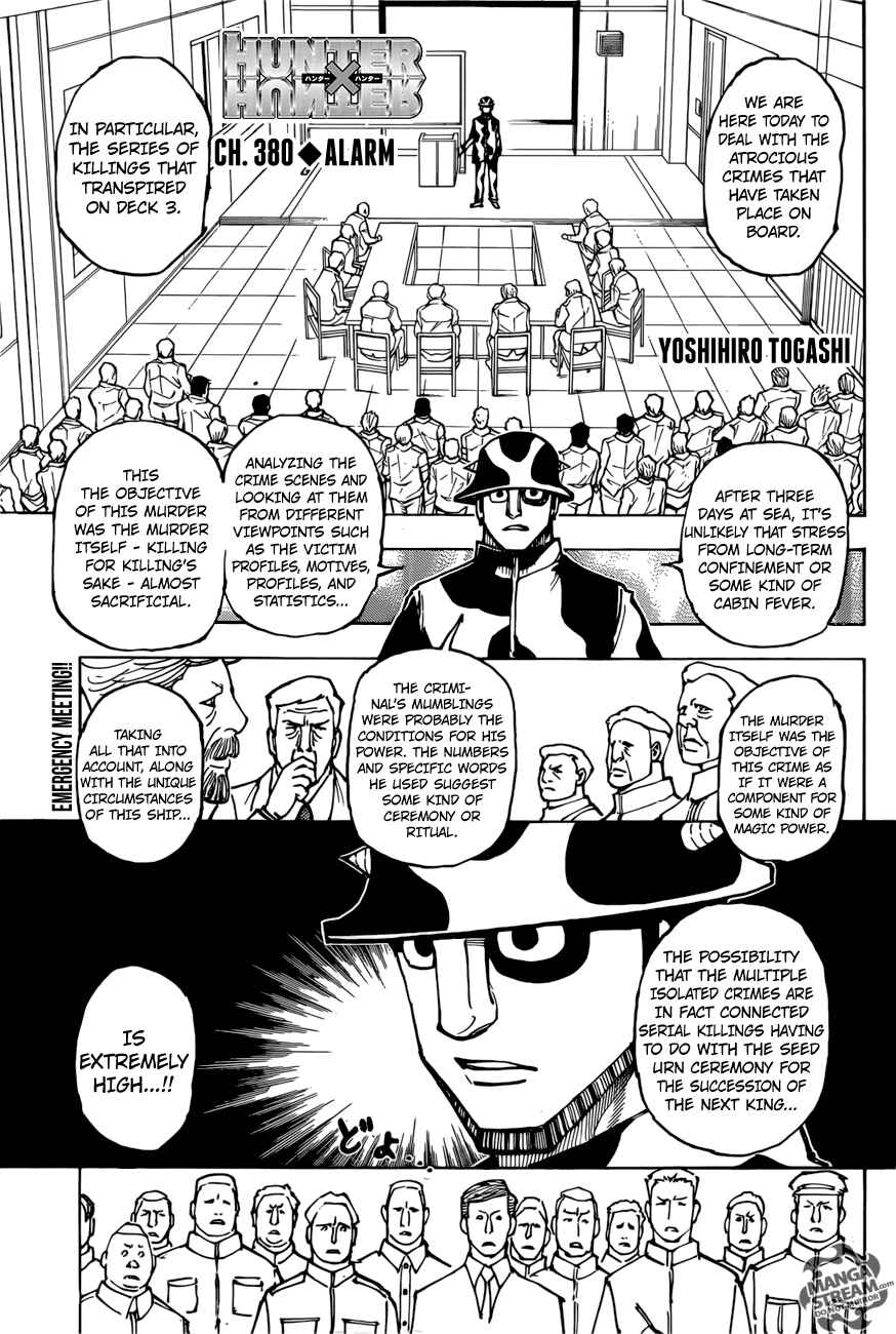 Hunter x Hunter Chapter 380 - Page 1