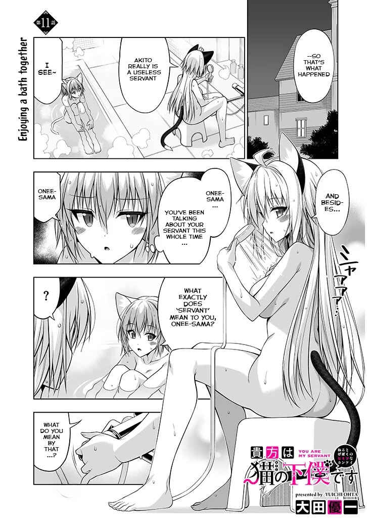Anata wa Watashi no Geboku desu - Neko to Geboku no Himitsu no Kankei Chapter 11 - Page 1