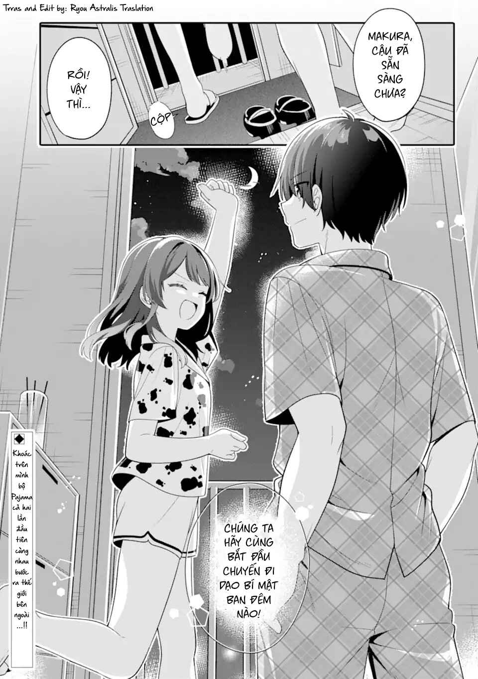 Muboubi Kawaii Pajama Sugata no Bishoujo to Heya de Futarikiri Chapter 7.3 - Page 10
