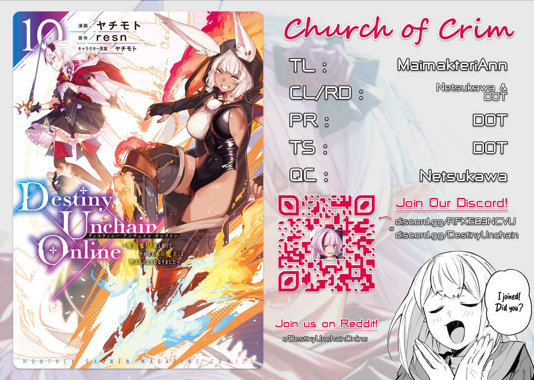 Destiny Unchain Online: Kyuuketsuki Shoujo to Natte, Yagate 'Aka no Maou' to Yobareru You ni Narimashita Chapter 85 - Page 1