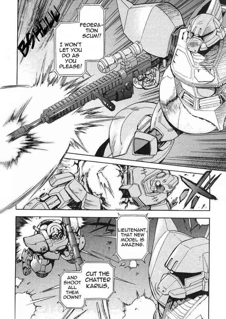 Mobile Suit Gundam Gaiden REBELLION: Space, at the End of a Flash... Chapter 10 - Page 13