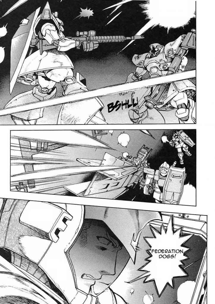 Mobile Suit Gundam Gaiden REBELLION: Space, at the End of a Flash... Chapter 10 - Page 14