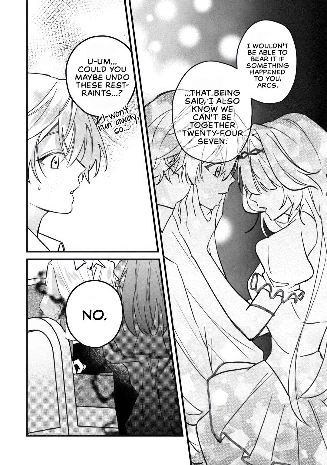 Yamiochi Last Boss Reijou no Osananajimi ni Tensei Shita. Ore ga Shindara Bad End Kakutei nanode Saikyou ni Natta kedo, Mou Yamiochi "Yandereka" Shitemasen ka? Chapter 12 - Page 16