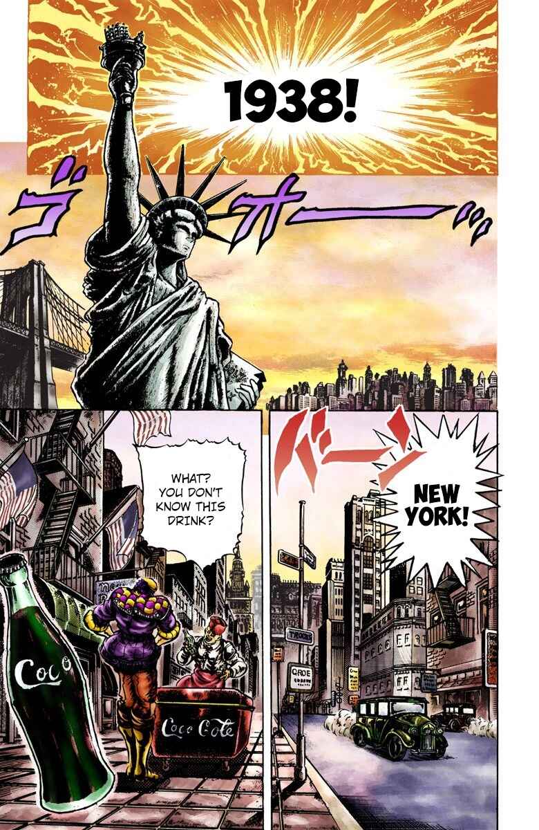 JoJo no Kimyou na Bouken: Part 2 - Sentou Chouryuu Color-ban Chapter 1 - Page 5