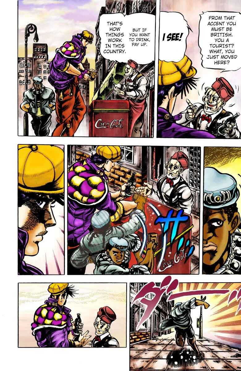 JoJo no Kimyou na Bouken: Part 2 - Sentou Chouryuu Color-ban Chapter 1 - Page 6
