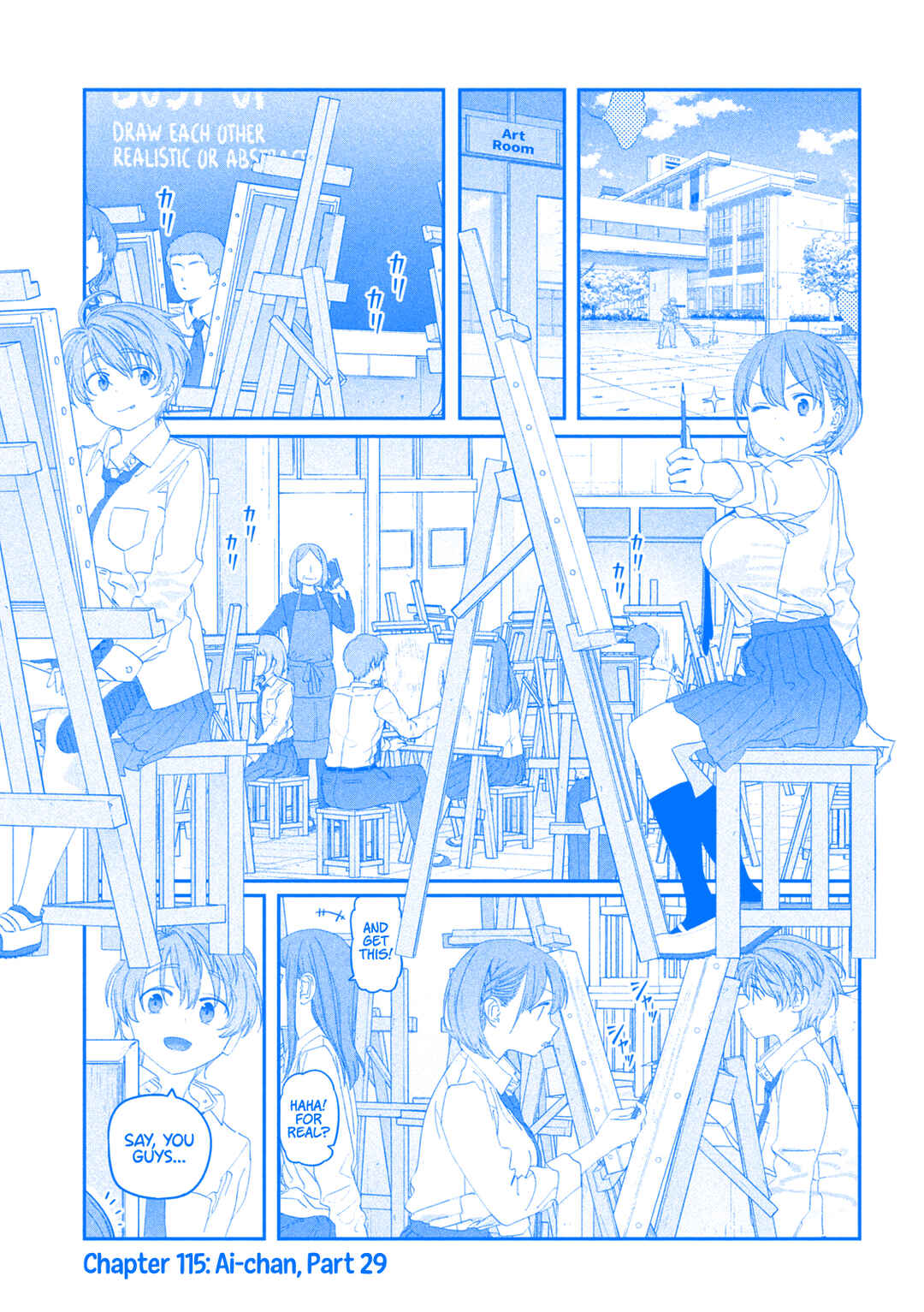 Getsuyoubi no Tawawa (Blue) (Fan Colored) Chapter 115 - Page 2