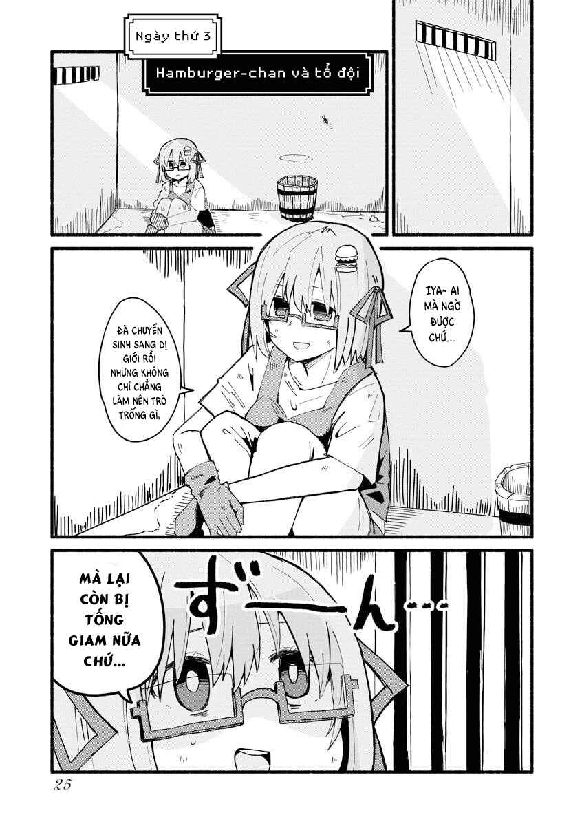 Hundred Burger-chan Isekai Tensei Enikki Chapter 3 - Page 1