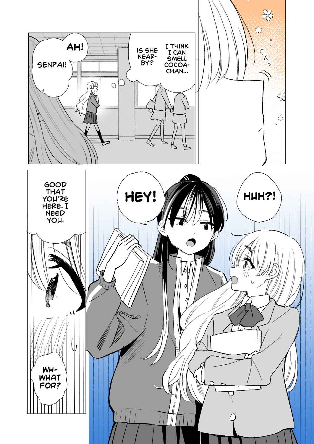 Nakimushi to Kokoa no Yuri Chapter 8 - Page 1