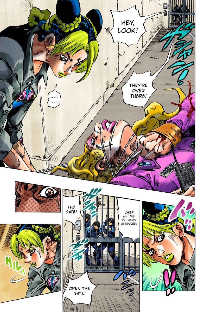 JoJo no Kimyou na Bouken: Part 6 - Stone Ocean Color-ban Chapter 101 - Page 9