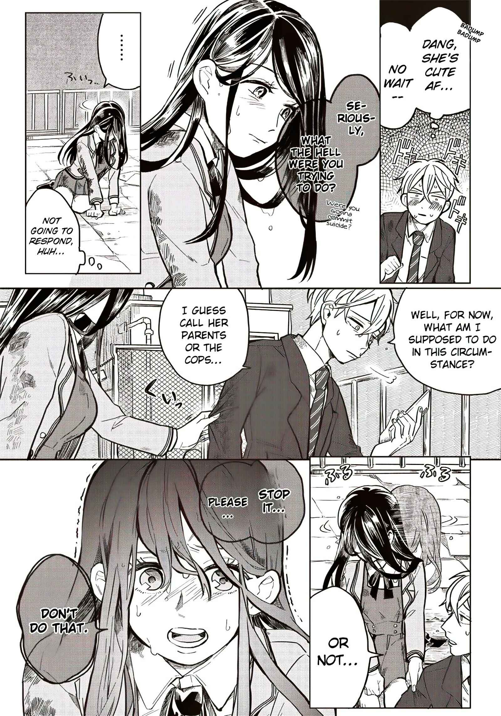 Tobioriyou to Shiteiru Joshikousei wo Tasuketara Dou Naru no ka? Chapter 1 - Page 12