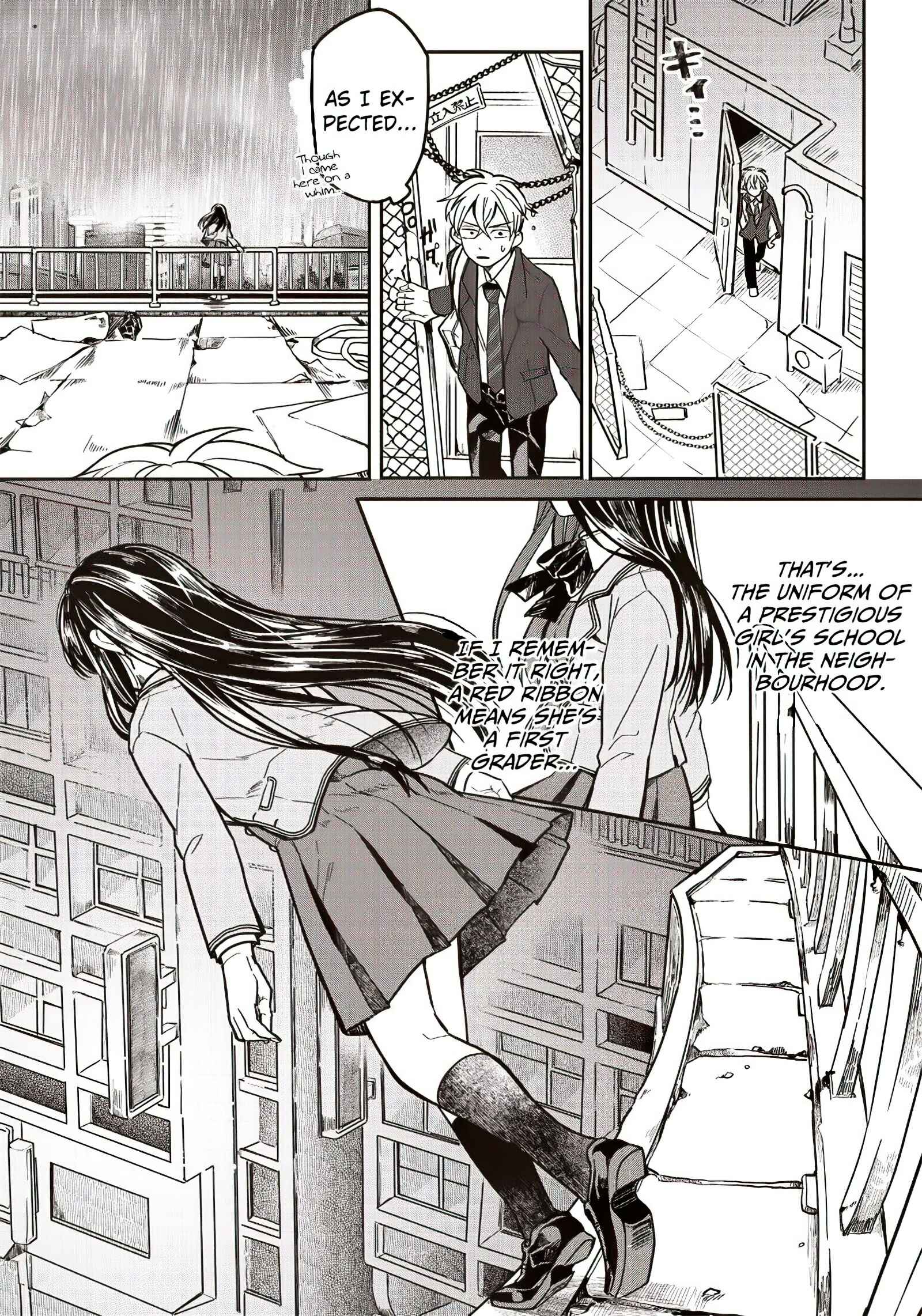 Tobioriyou to Shiteiru Joshikousei wo Tasuketara Dou Naru no ka? Chapter 1 - Page 8