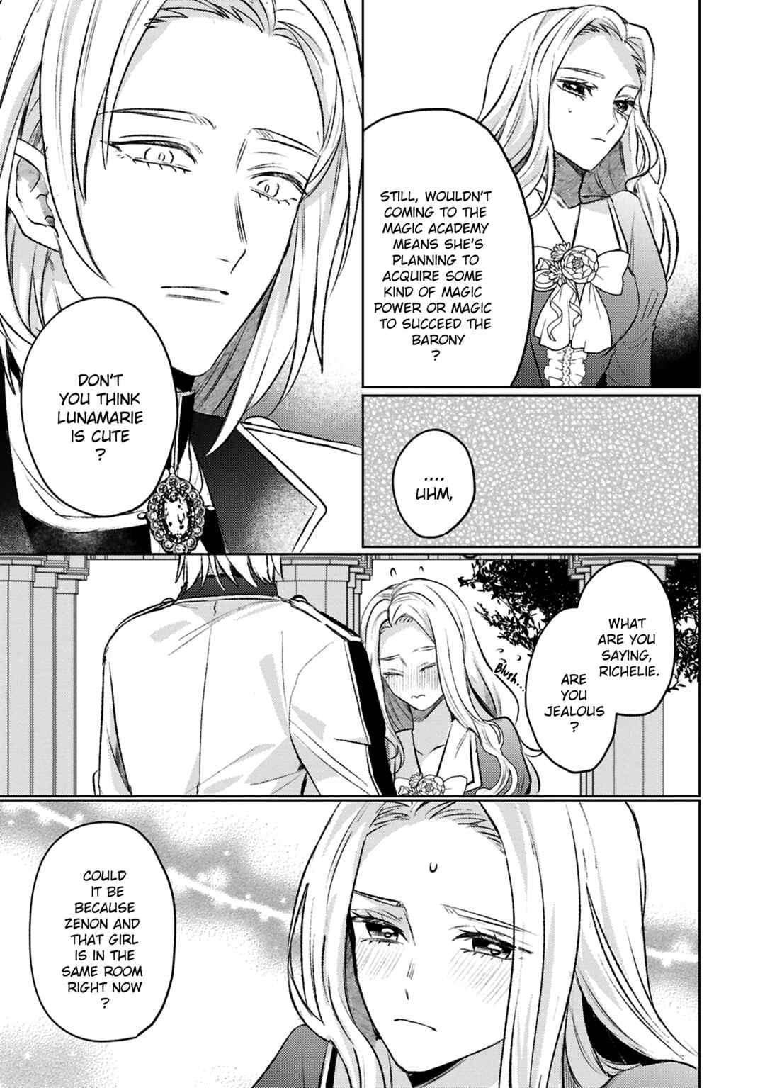 Ko, Konna Ikemen ga Watashi no Osananajimi de Kon'yakusha Desutte? Sasuga Akuyaku Reijou, Sore Kurai no Utsuwa Janakereba Konna Taiyaku Tsutomaranai Wa Chapter 8 - Page 28