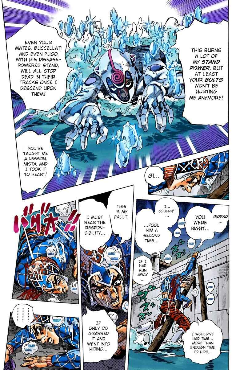 JoJo no Kimyou na Bouken: Part 5 - Ougon no Kaze Color-ban Chapter 74 - Page 16