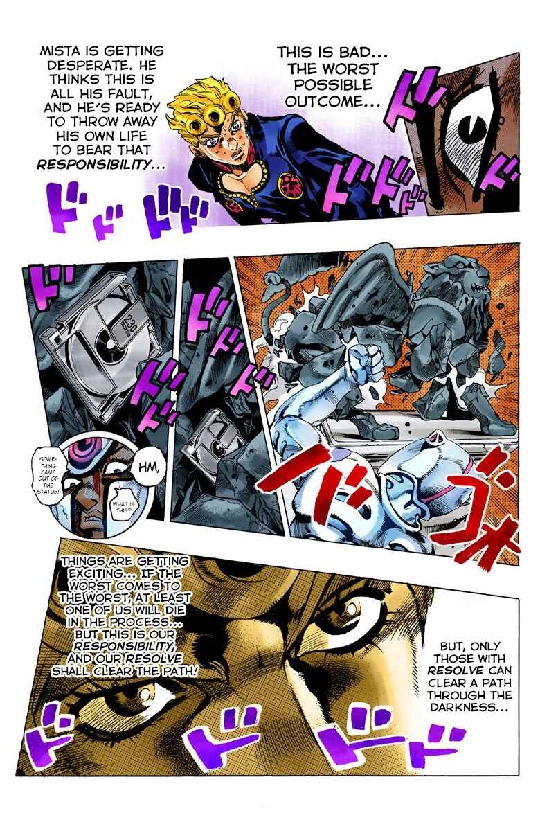 JoJo no Kimyou na Bouken: Part 5 - Ougon no Kaze Color-ban Chapter 74 - Page 18