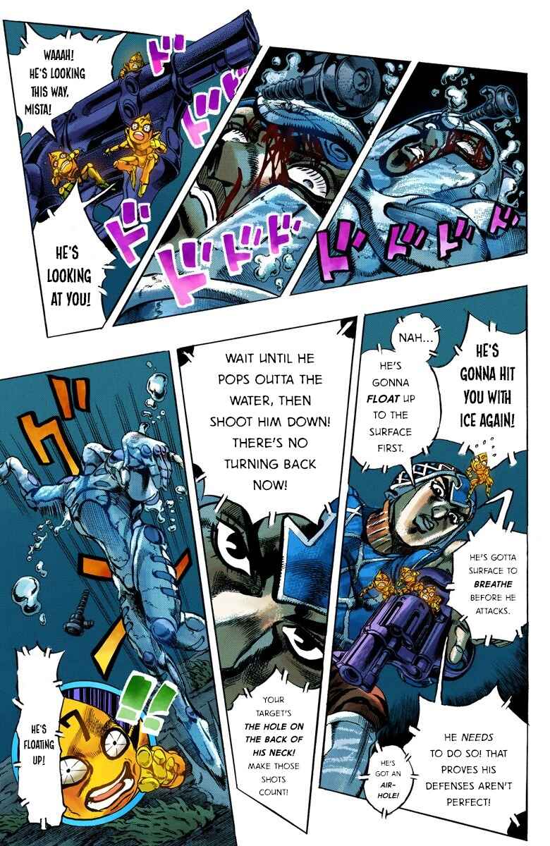 JoJo no Kimyou na Bouken: Part 5 - Ougon no Kaze Color-ban Chapter 74 - Page 4