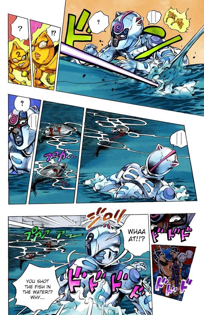 JoJo no Kimyou na Bouken: Part 5 - Ougon no Kaze Color-ban Chapter 74 - Page 8