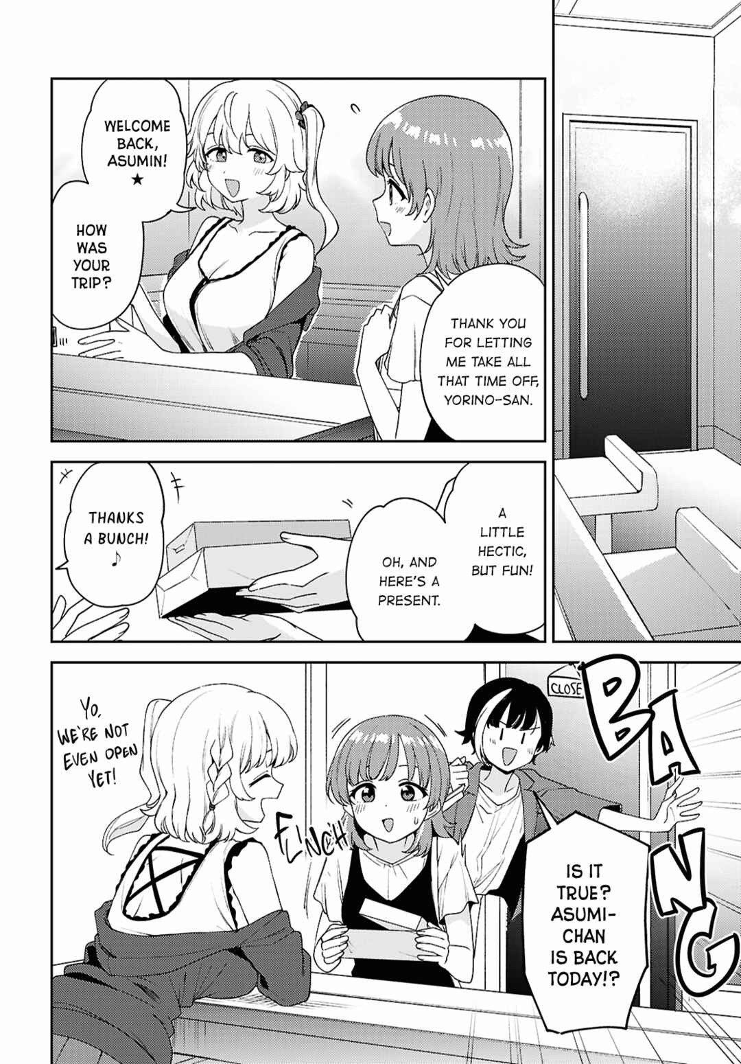 Asumi-chan wa Les Fuuzoku ni Kyoumi ga Arimasu! Chapter 28 - Page 8