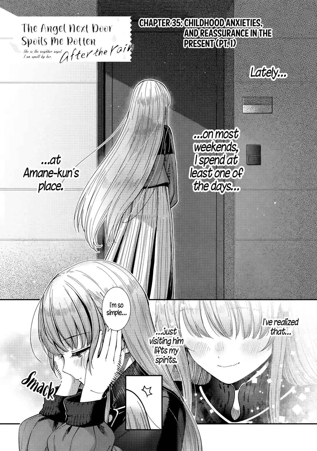 Otonari no Tenshi-sama ni Itsunomanika Dame Ningen ni Sareteita Ken: after the rain Chapter 35 - Page 1