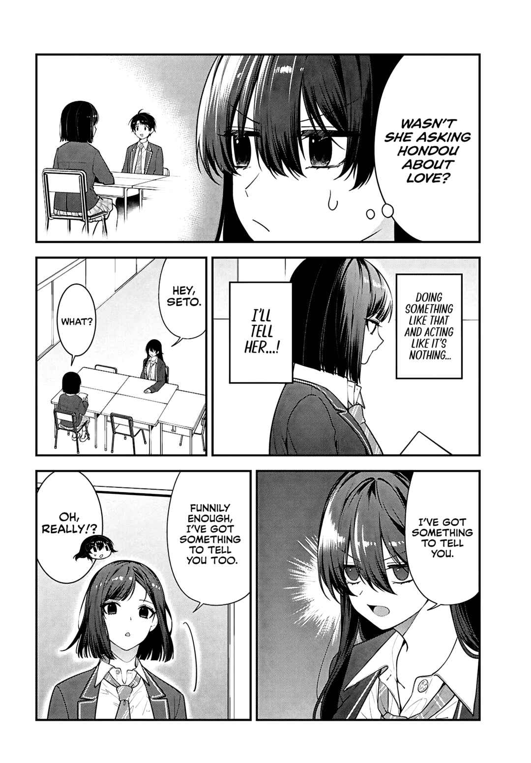 Tonari no Seki no Yankee Shimizu-san ga Kami wo Kuroku Sometekita Chapter 13 - Page 2
