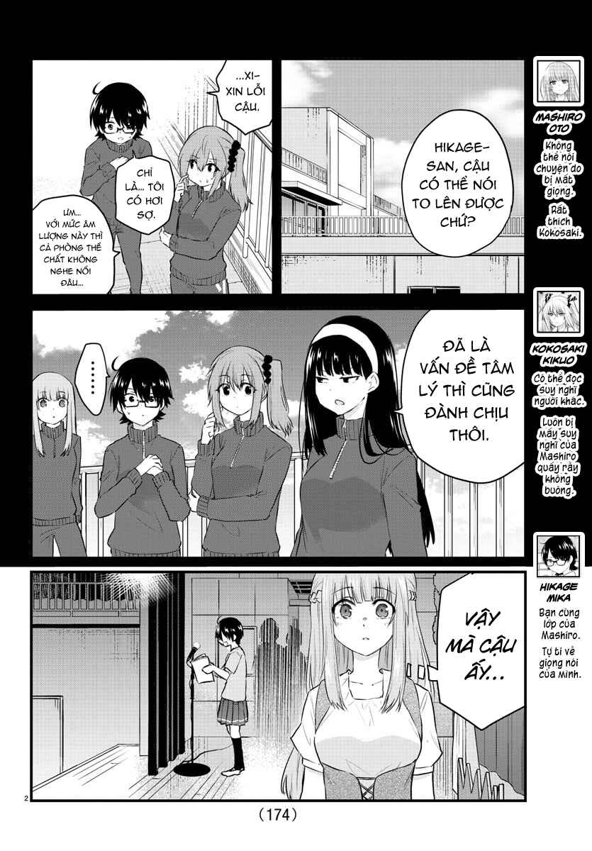 Koe ga dasenai Shoujo wa "Kanojo ga Yasashisugiru" to Omotte iru Chapter 59 - Page 2