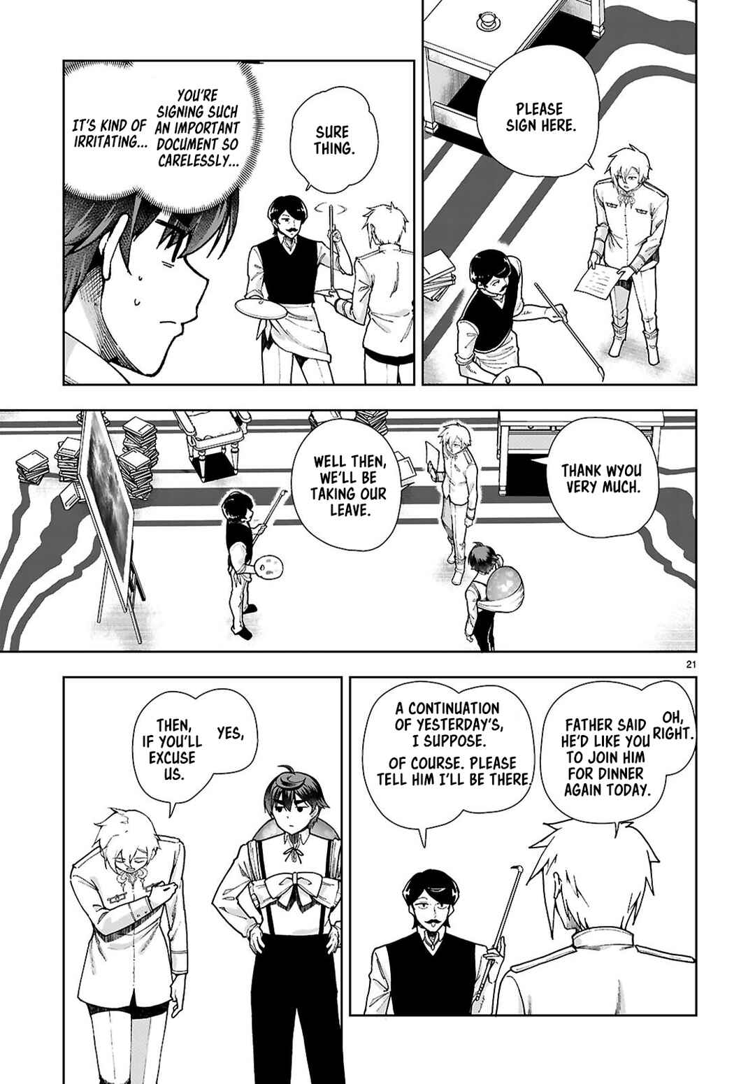 Botsuraku Yotei Nanode, Kajishokunin o Mezasu Chapter 93 - Page 21