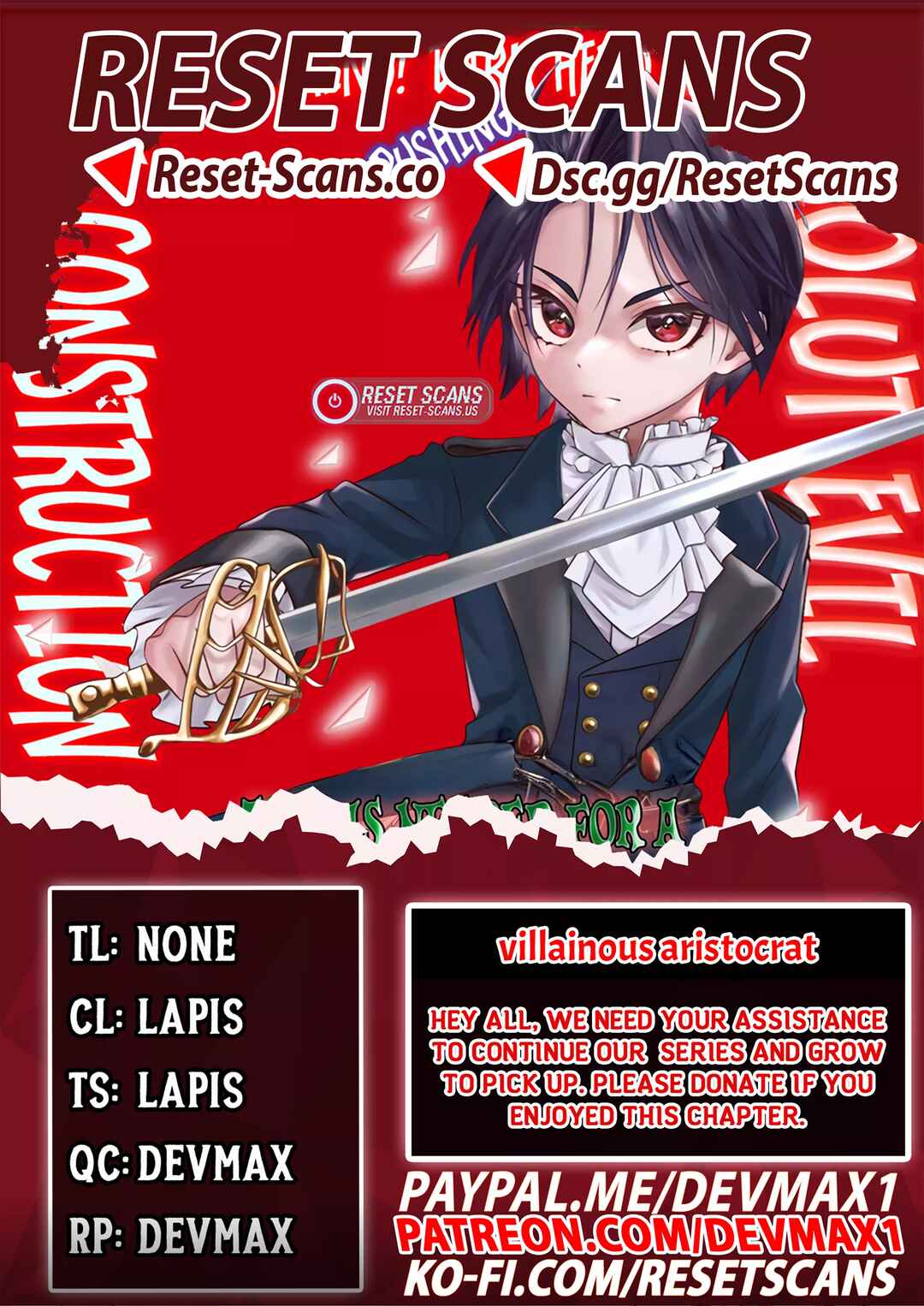 Akuyaku Kizoku to shite Hitsuyou na Sore Chapter 9 - Page 1