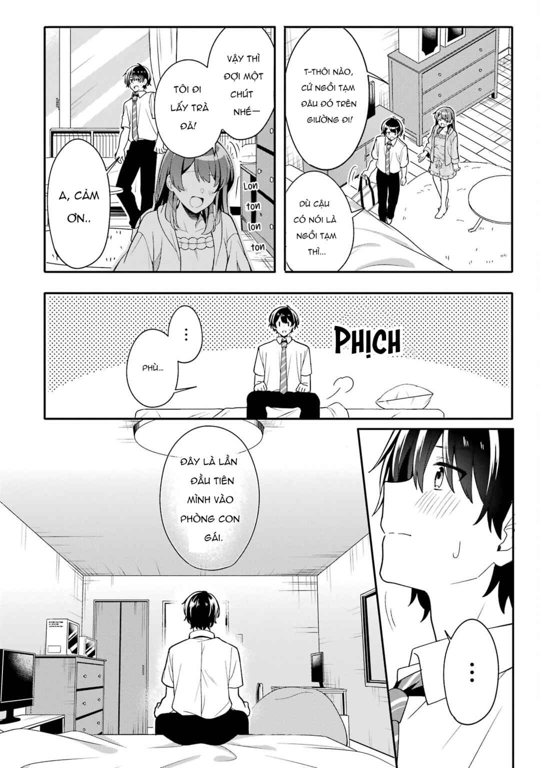 Muboubi Kawaii Pajama Sugata no Bishoujo to Heya de Futarikiri Chapter 2.2 - Page 3