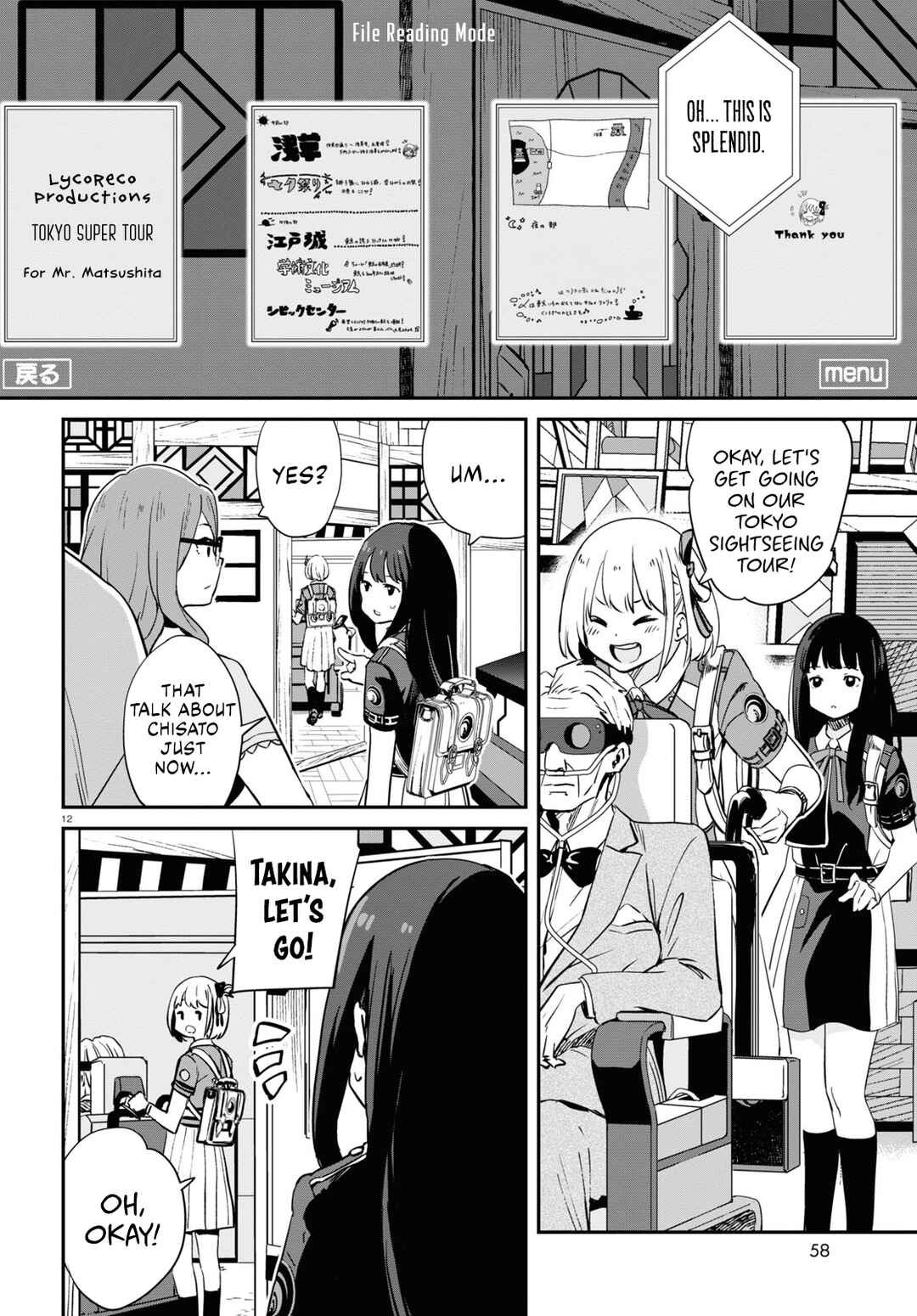 Lycoris Recoil Chapter 15 - Page 12