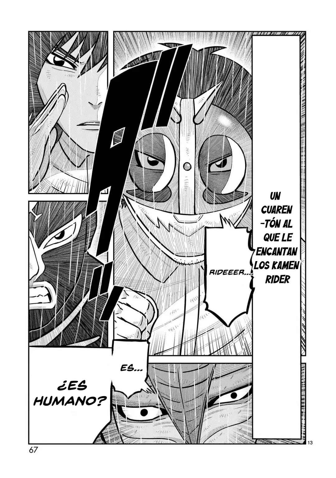 Toujima Tanzaburou wa Kamen Rider ni Naritai Chapter 46 - Page 9