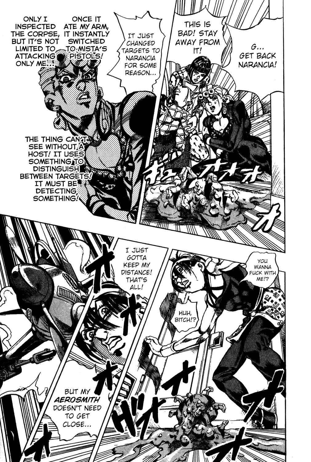 JoJo no Kimyou na Bouken: Part 5 - Ougon no Kaze Chapter 96 - Page 9