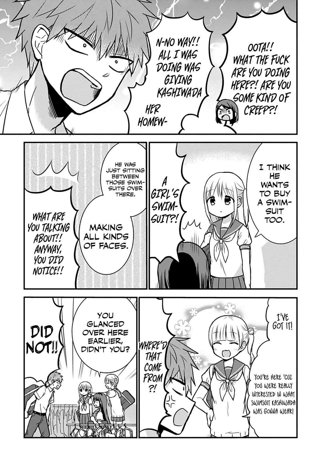 Kao ni Denai Kashiwada-san to Kao ni Deru Oota-kun Chapter 33 - Page 10