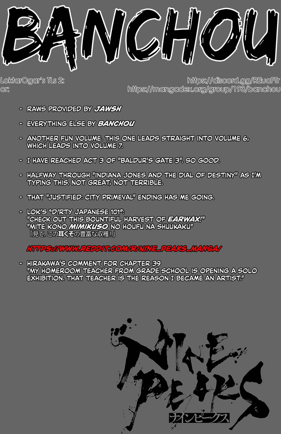 Nine Peaks Chapter 39 - Page 1