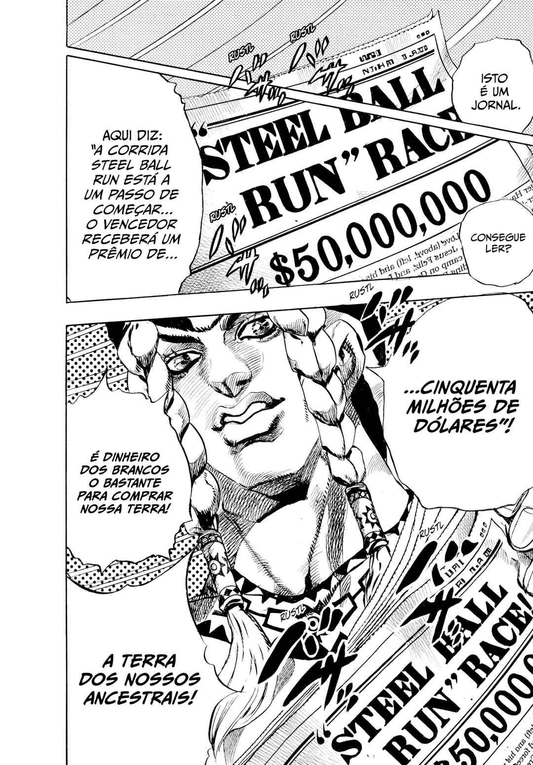 JoJo no Kimyou na Bouken: Part 7 - Steel Ball Run Chapter 1 - Page 22