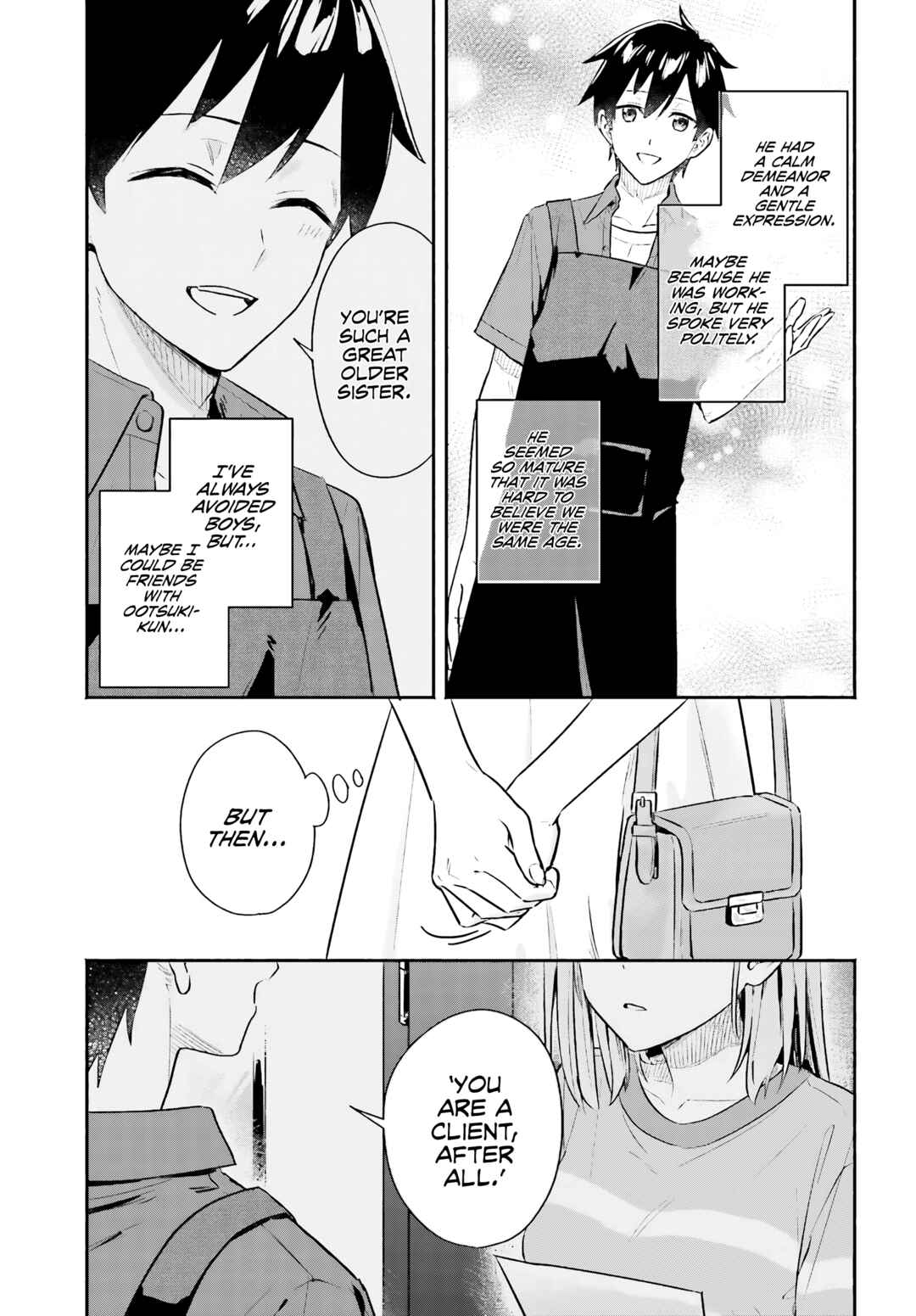 Kaji Daikou no Arubaito wo Hajimetara Gakuen Ichi no Bishoujo no Kazoku ni Kiniirarechaimashita. Chapter 3 - Page 8