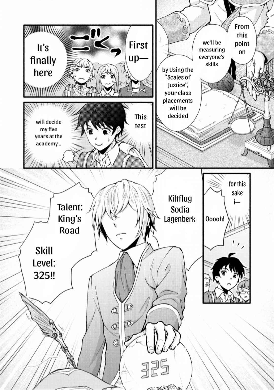Gakuen Kishi no Level Up! Level 1000 Koe no Tenseisha, Ochikobore Class ni Nyuugaku. Soshite, Chapter 1 - Page 14