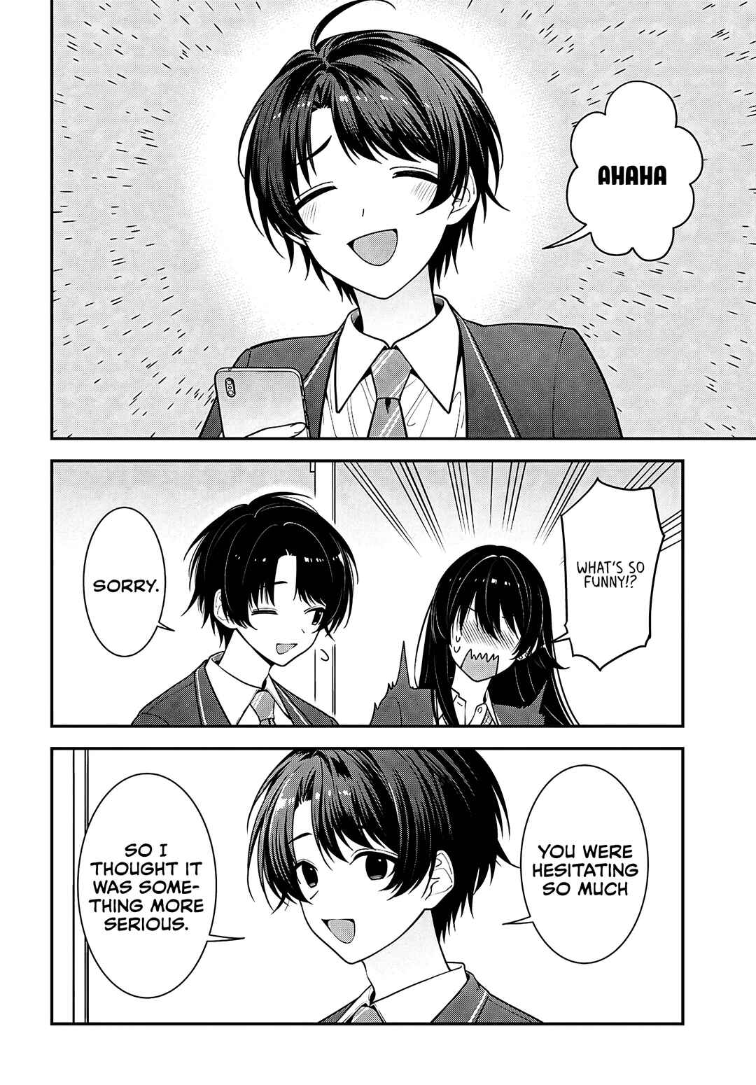 Tonari no Seki no Yankee Shimizu-san ga Kami wo Kuroku Sometekita Chapter 17 - Page 15