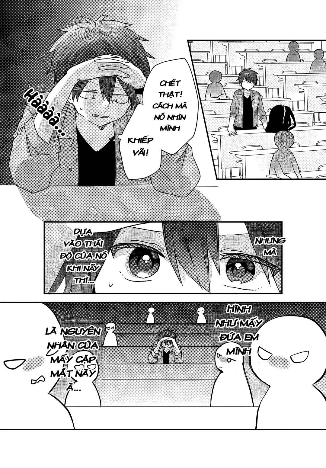Daigaku Nyuugakuji Kara Uwasa Sareteita Bishoujo San Shimai, Ikiwakareteita Gimai Datta. Chapter 3 - Page 6
