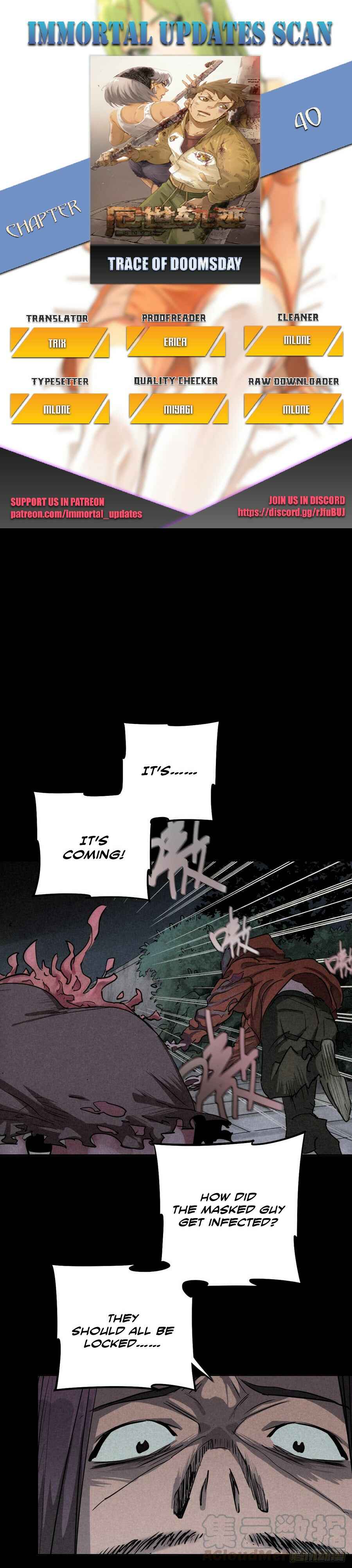 Trace of Doomsday Chapter 40 - Page 1