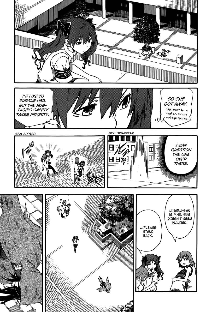 Toaru Majutsu no Index Gaiden: Toaru Kagaku no Railgun Chapter 54 - Page 14