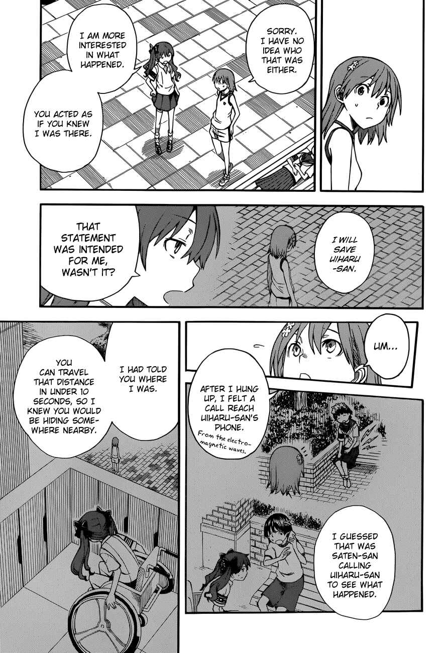 Toaru Majutsu no Index Gaiden: Toaru Kagaku no Railgun Chapter 54 - Page 22
