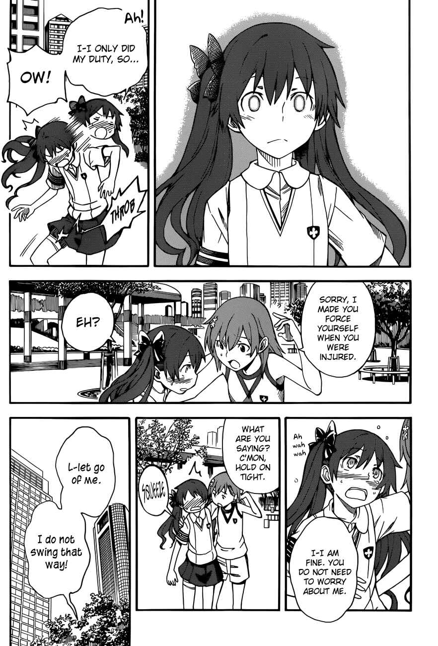 Toaru Majutsu no Index Gaiden: Toaru Kagaku no Railgun Chapter 54 - Page 24