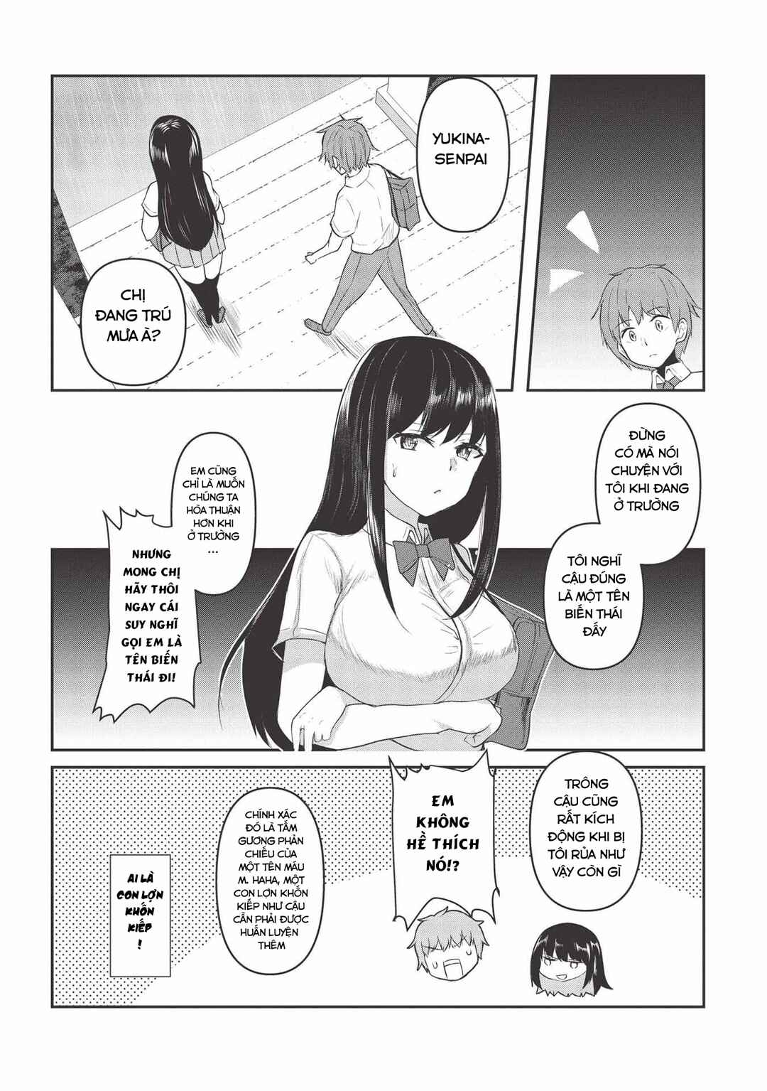 Dokuzetsu Shoujo wa Amanojaku ~Kabegoshi nara Sunao ni Sukitte Ierumon!~ Chapter 4 - Page 5