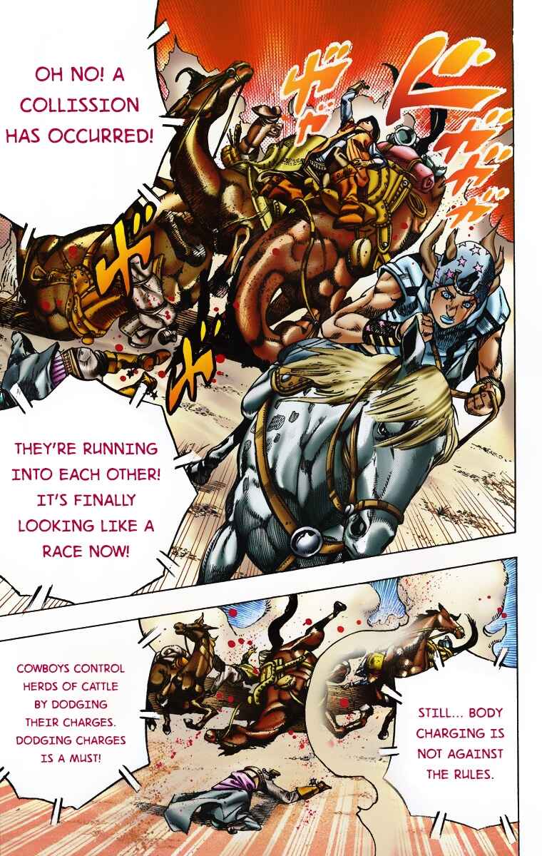 JoJo no Kimyou na Bouken: Part 7 - Steel Ball Run Color-ban Chapter 5 - Page 11