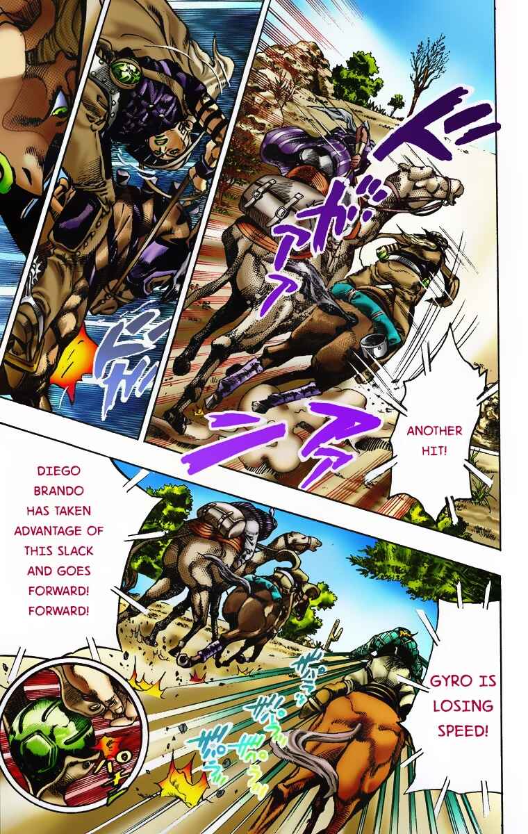 JoJo no Kimyou na Bouken: Part 7 - Steel Ball Run Color-ban Chapter 5 - Page 16