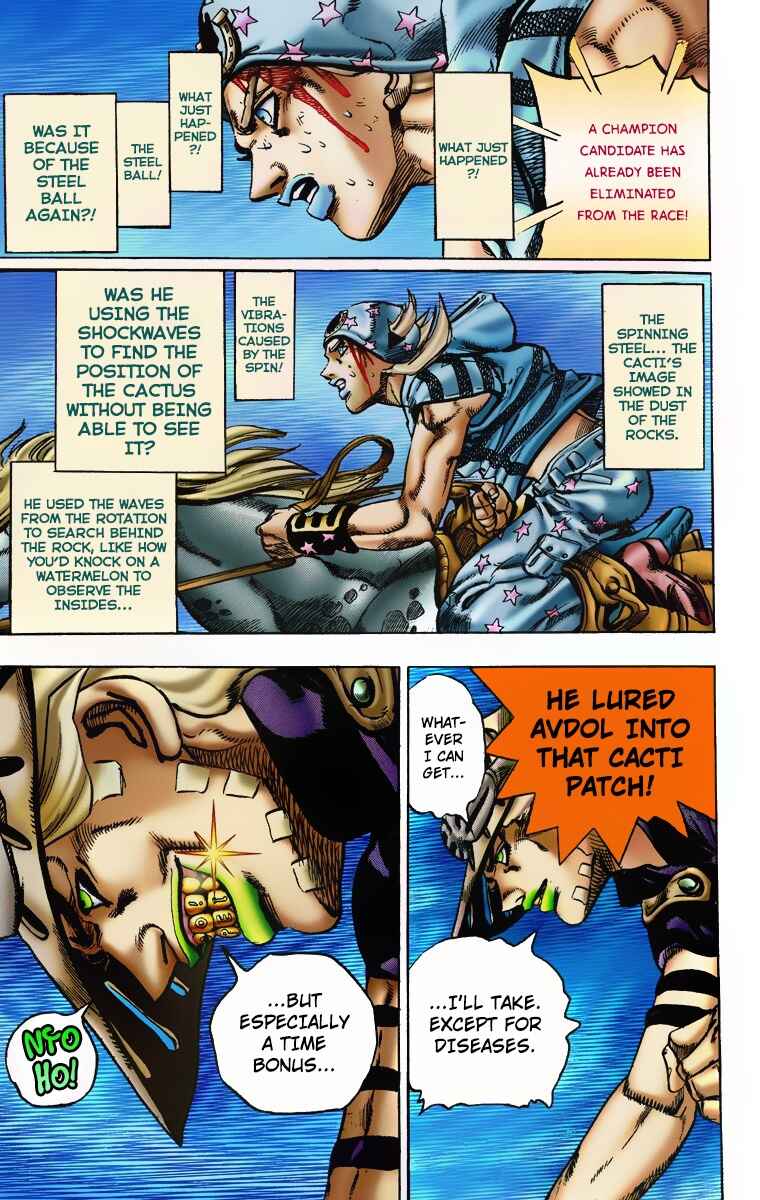 JoJo no Kimyou na Bouken: Part 7 - Steel Ball Run Color-ban Chapter 5 - Page 25