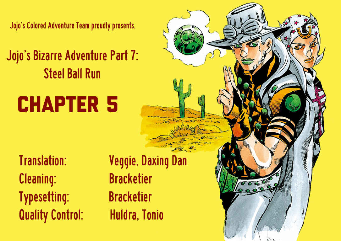 JoJo no Kimyou na Bouken: Part 7 - Steel Ball Run Color-ban Chapter 5 - Page 28